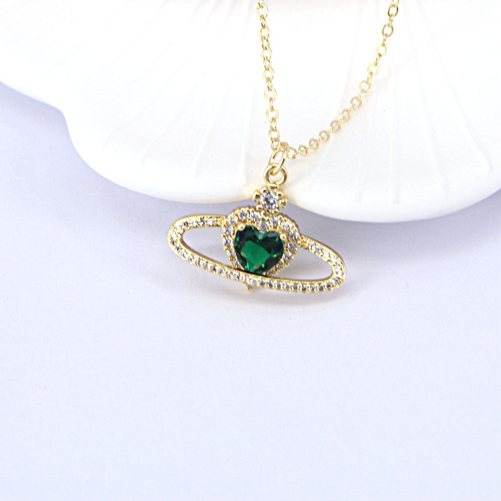 Zircon Love Necklace