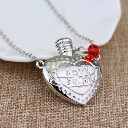 Love Portion Bottle Pendant Necklace