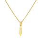 Funky A-Z Letter Pendant Necklace