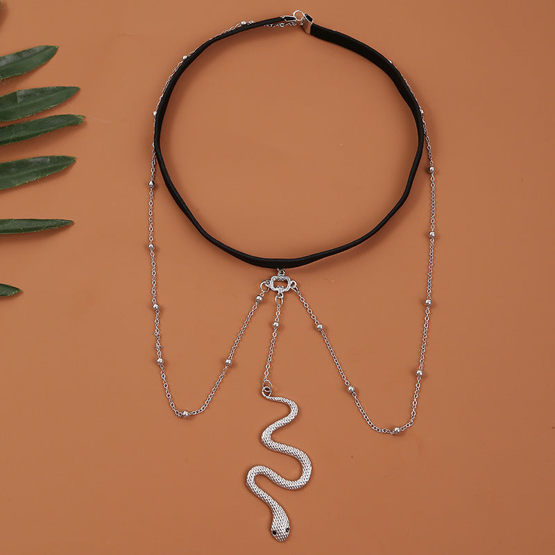 Snake Pendant Leg Chain