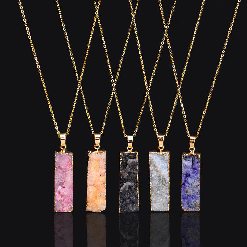 Natural Stone Pendant Necklace