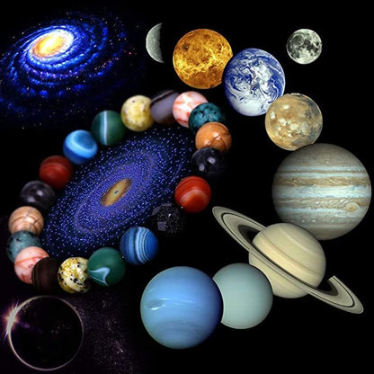 Solar System Eight Stone Planet Bracelet