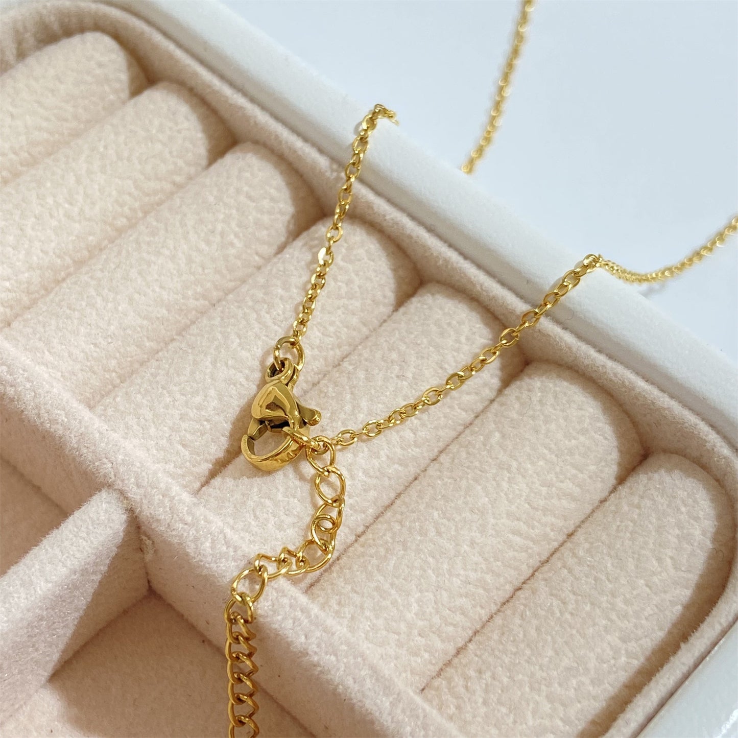 Drop Oil Pearl Blue Turquoise Sun Pendant Necklace