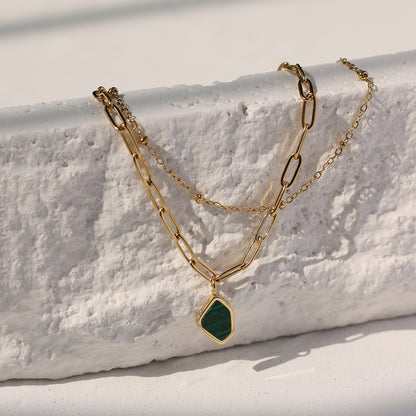 Women's Double-Layer Titanium Steel Bracelet