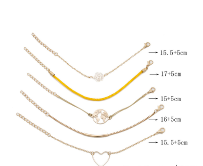 Vintage Bead Charm Bracelet Sets