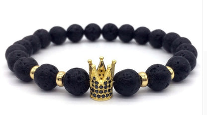 Men's Crown & Medieval Helmet Bracelet