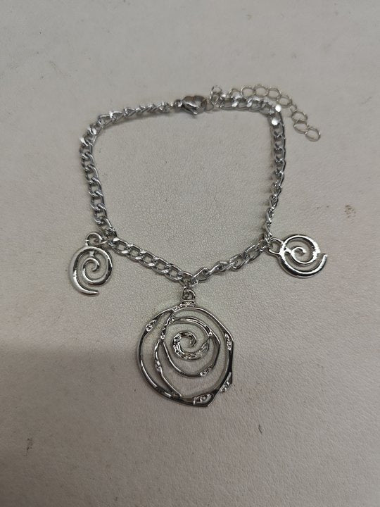 Spiral Donut Necklace, Bracelet & Earrings Set