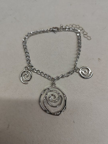 Spiral Donut Necklace, Bracelet & Earrings Set