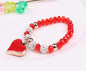 Elastic Crystal Heart Bracelet