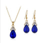Diamond Crystal Necklace & Earrings Sets