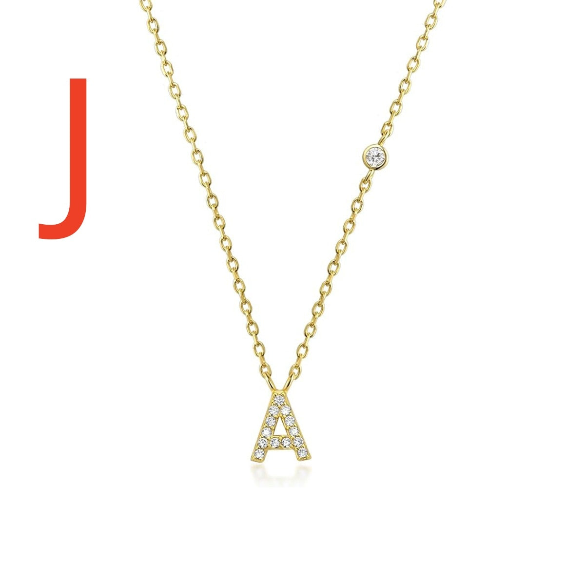 Luxury Gold A-Z 26 Letters Necklace