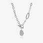 Irregular Geometric Spliced Necklace