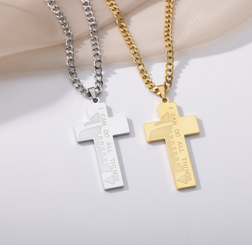 Lucky Tree Cross Necklace