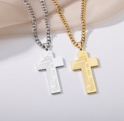Lucky Tree Cross Necklace