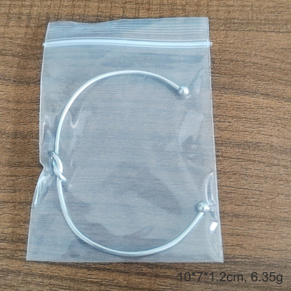 Elegant Stainless Steel Love Knot Bracelet