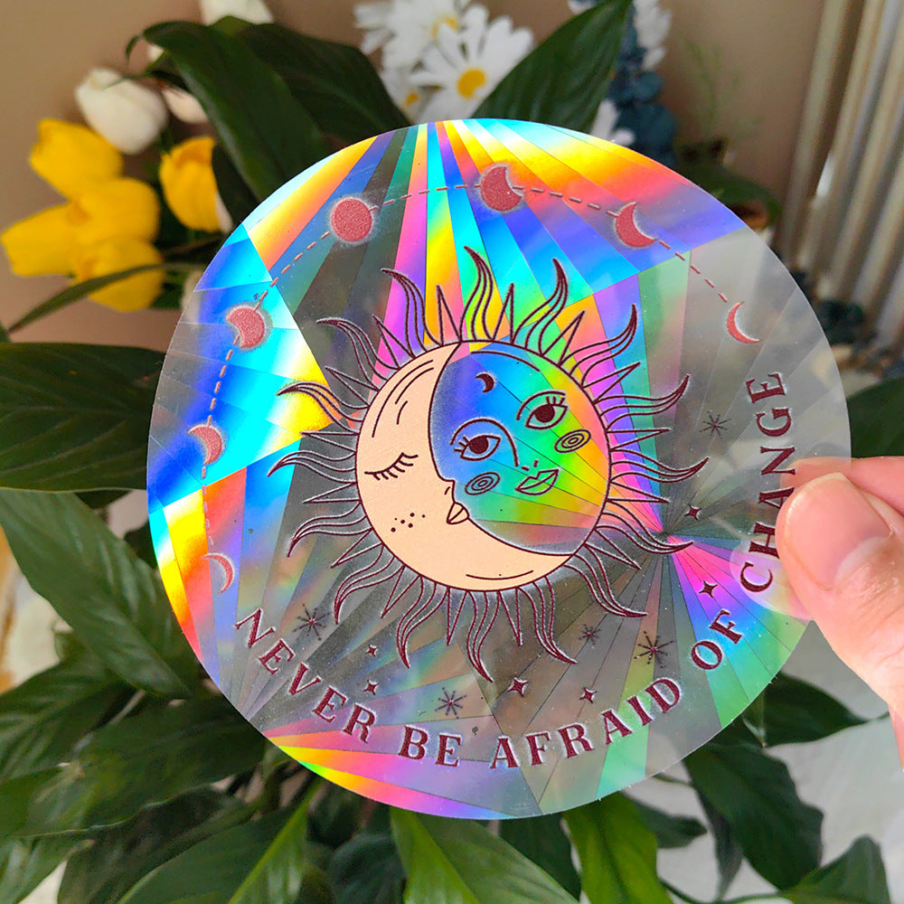 Colourful Suncatcher Rainbow Prism Glass PVC Window Film