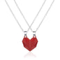 Love Heart Broken Magnetic Couples Necklace