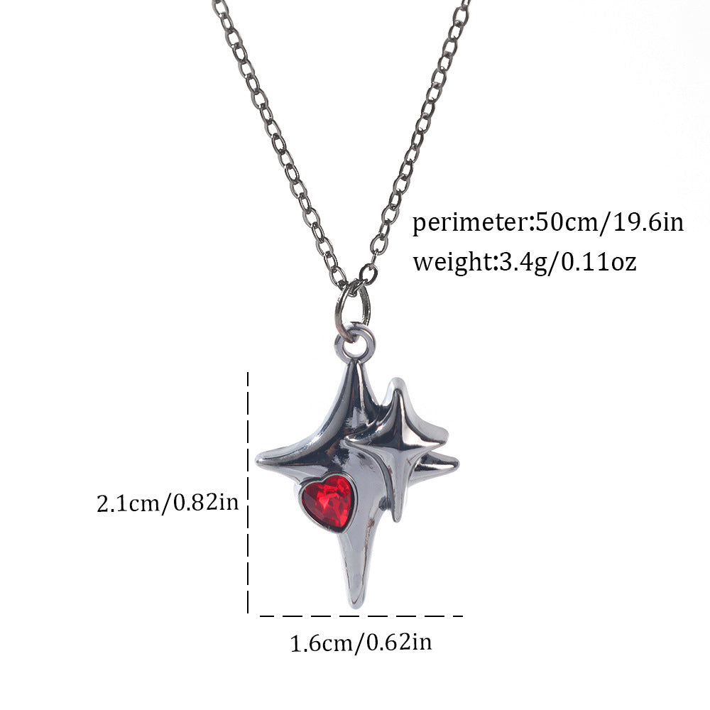 Gothic Spider, Bat, Cross, Skull, and Heart Pendant Necklaces