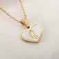 26 Letter Heart-Shaped Necklace