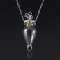 Transparent Glass Essential Oil Perfume Necklace