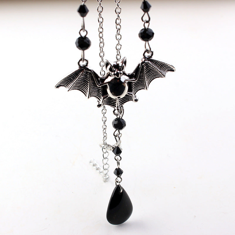 Gothic Bat Necklace