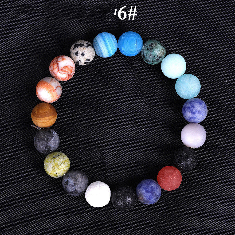 Solar System Eight Stone Planet Bracelet