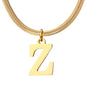 Minimalist A-Z Letter Pendant Necklace