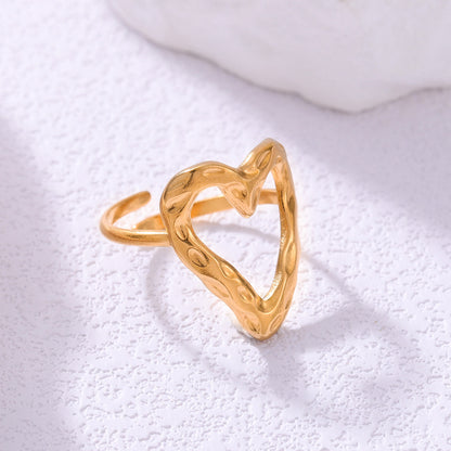 Retro Love Adjustable Ring