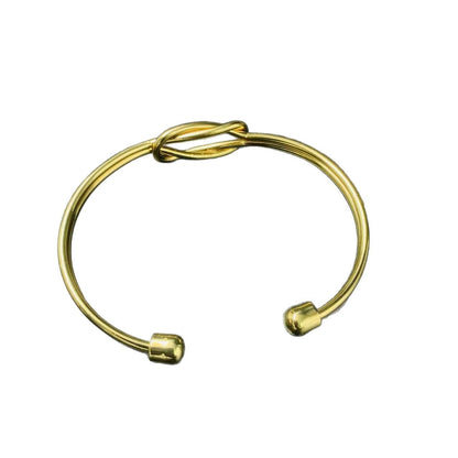 Love Knotted Brass Bracelet