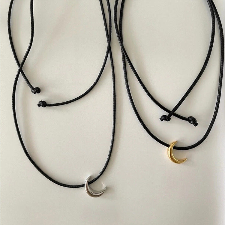 Ins Style Simple Moon Necklace