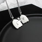 Cute Kawaii Cat Ghost Couple Necklace