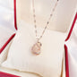 Perfume Bottle Pendant Zircon Necklaces