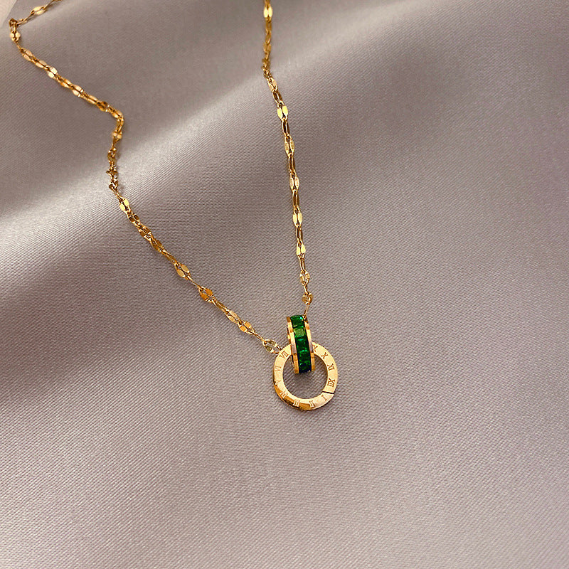 Elegant Ring Pendant Necklace