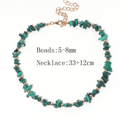 Handmade Natural Stone Irregular Necklaces