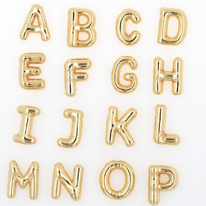 Glossy Letters Pendant Necklace