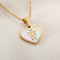 26 Letter Heart-Shaped Necklace