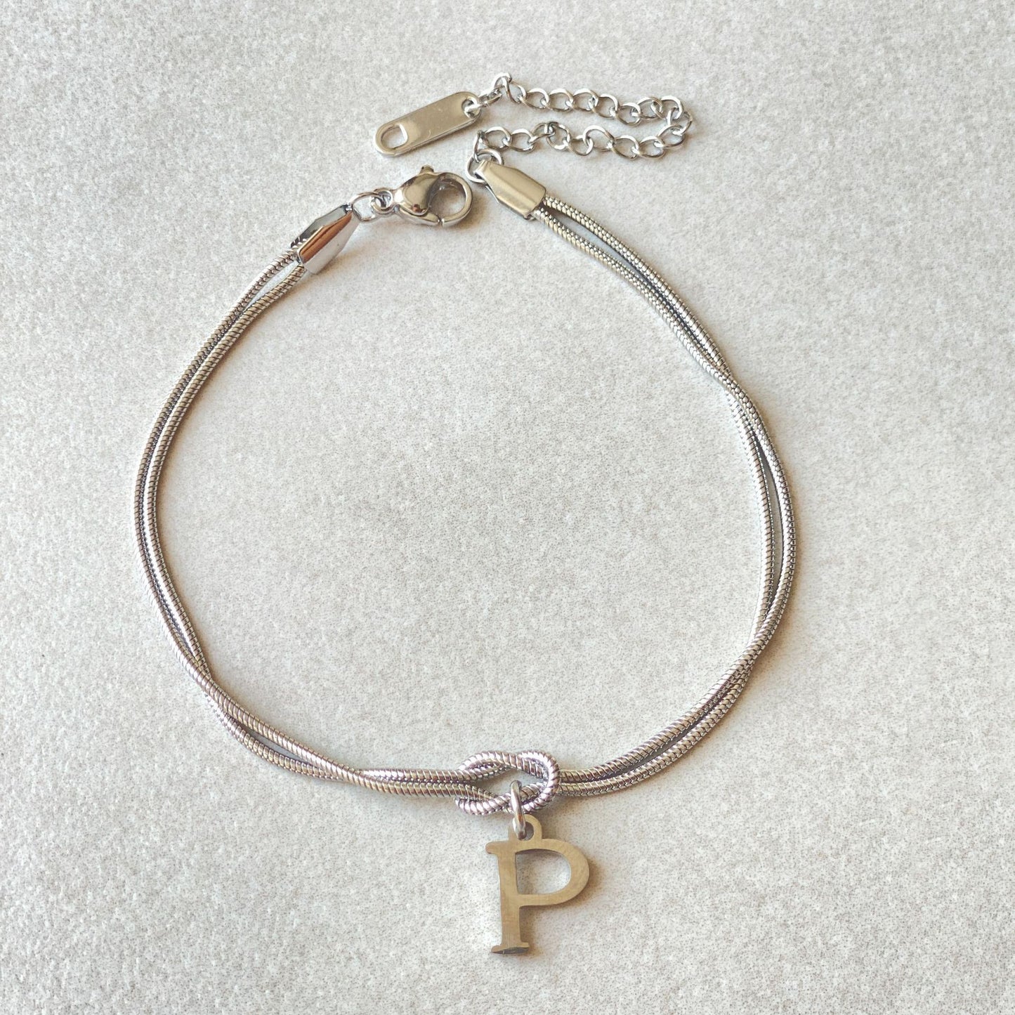 A-Z Love Knot Bracelets