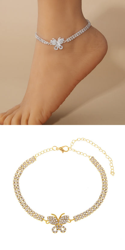 Butterfly Anklet for Women
