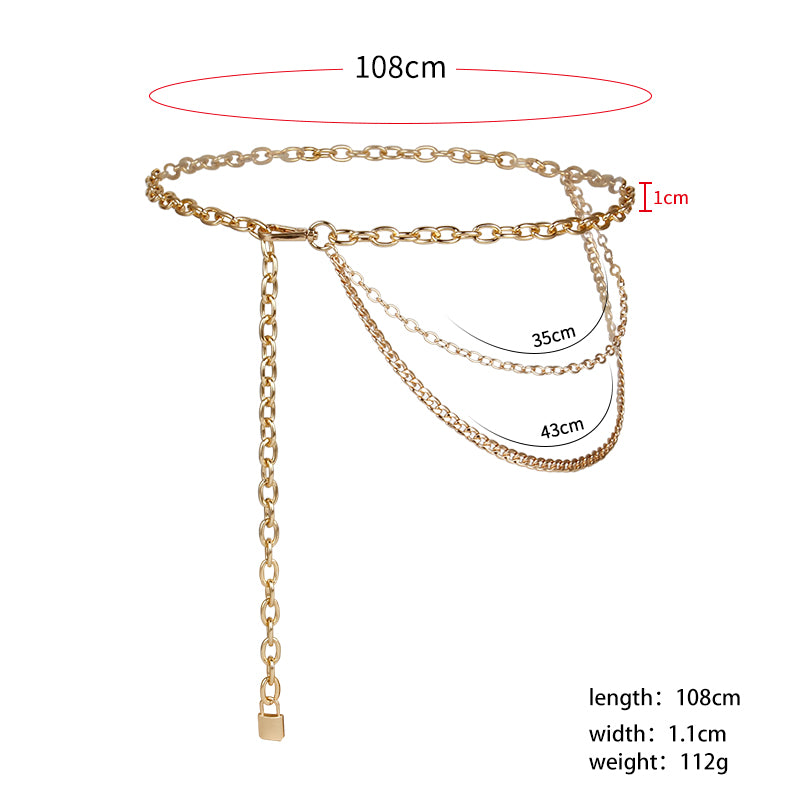 Body Jewellery - Multilayer Waist Chain