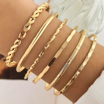 Metal Chain Bracelet Set