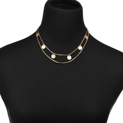 Classic Multi-Sequin Layered Necklace