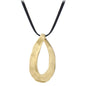 Drop Shape Pendant Oval Irregular Necklace
