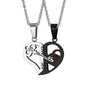 Heart Love Necklace Set for Couples