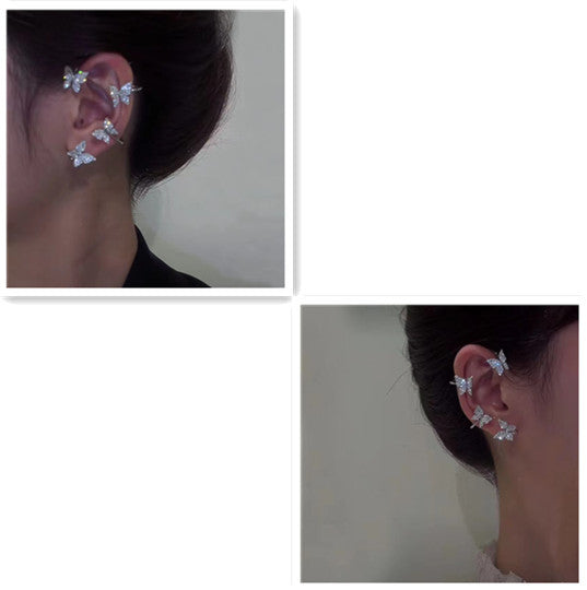 Butterfly Ear Clip 2pc