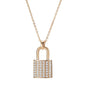 Zircon Lock Necklace