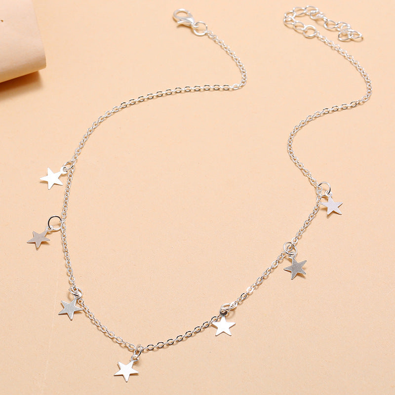 Five-Pointed Star Pendant Necklace