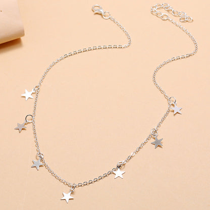 Five-Pointed Star Pendant Necklace