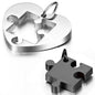 Love Puzzle Couple Pendant Necklace