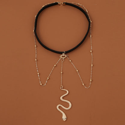 Snake Pendant Leg Chain