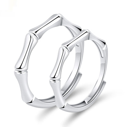 Moissanite Engagement Couple Rings